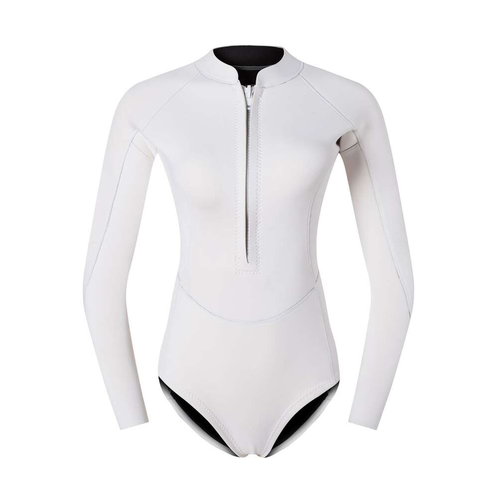 2mm diving women's wet one piece swimsuit, surfing, snorkeling, deep diving, sun protection, jellyfish suit, bikini outdoor H520-160
