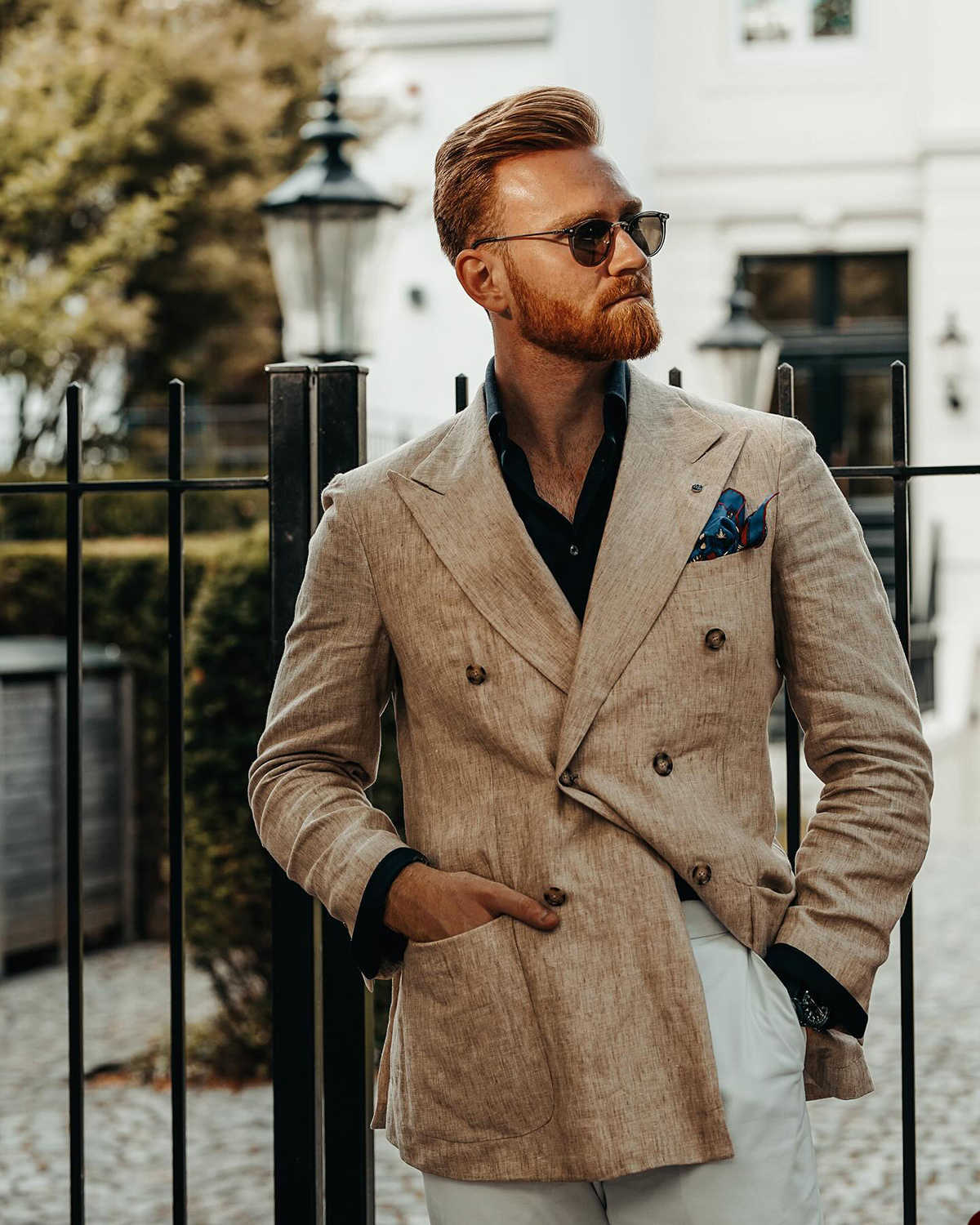 Summer Cotton Linen Mens Jacket Peaked Lapel Ceremony Groom Wear Party Birthday Tuxedos Only Top