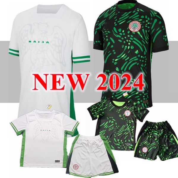 Nigeria Player Fans 24 25 Nigerian OKOCHA Soccer Jersey HOME 2024 2025 Away Okechukwu IGHALO MUSA Ndidi MIKEL IHEANACHO Football Shirts Men Kids