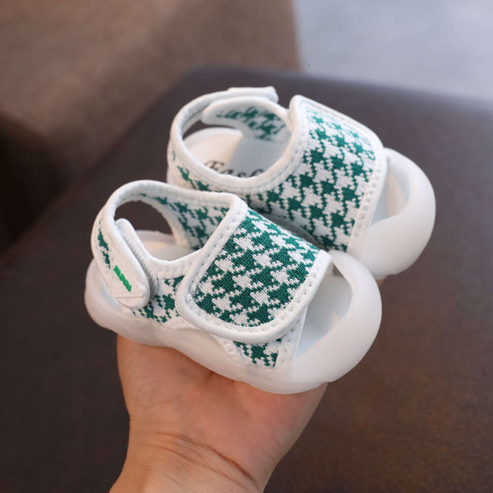 Children Bow Cute Boy Sandals 2022 Summer New Simple Baby Girls First Walker Shoes Hook & Loop Kids Fashion Casual Breathable