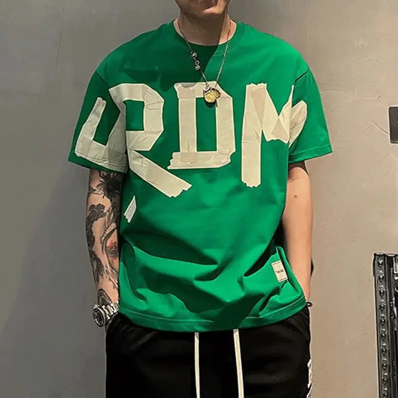 Summer Mens Cotton Tshirt Japan Cool cartoon Short Sleeve Tops High Quality White T Shirt Oneck Tee Men Clothing 240520