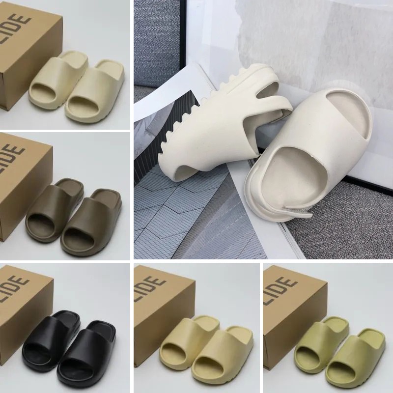 Children Slippers Kids shoes Sandals Sand Sail White Black Bone Designer boys girls Slipper youth little baby Slides