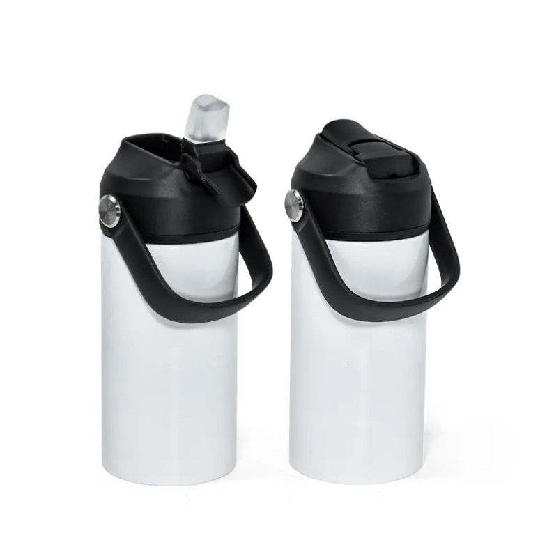 US Ship 12Oz New Sublimation Kids Tumbler Children Student Sports Water Bottle 350Ml Blank White Stainless Steel Portable Drink Cup 5 Colors 0513 JJ 5