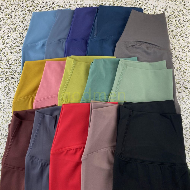 High Waist Solid Color Womens Sweatpants Yoga Pants Gym Clothing Leggings Elastic Fitness Lady Overall Full Tights Workout Size S-3XL