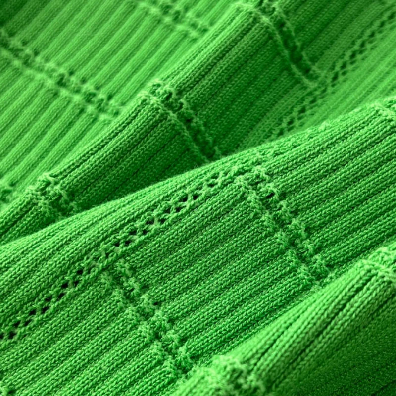 Knitted White Summer Women Solid 2 Piece Bottons Crop Top Tanks Slit Midi Long Skirt Set Bodycon Sexy Party Elegant Outfit 240518