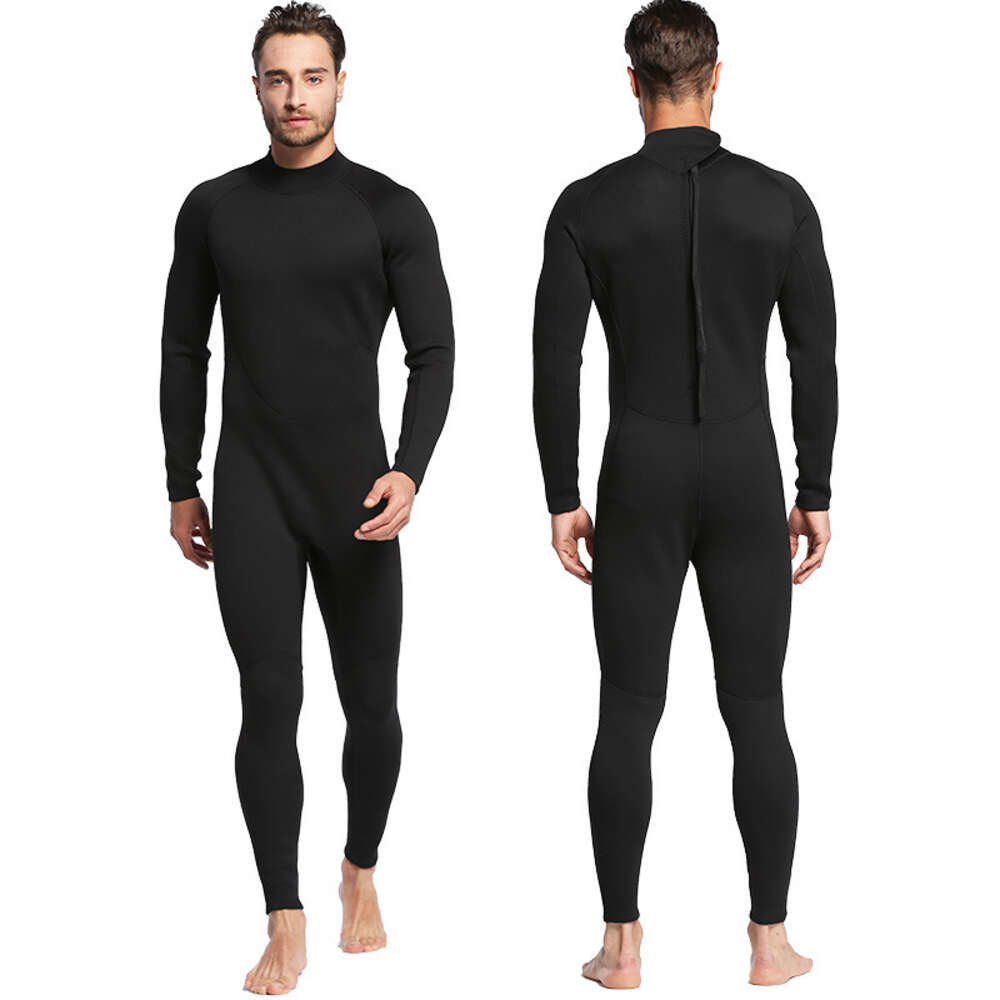 Couple 3mm male jumpsuit, warm surfing diving female long sleeved, cold resistant snorkeling, winter swimming suit, pants H520-109