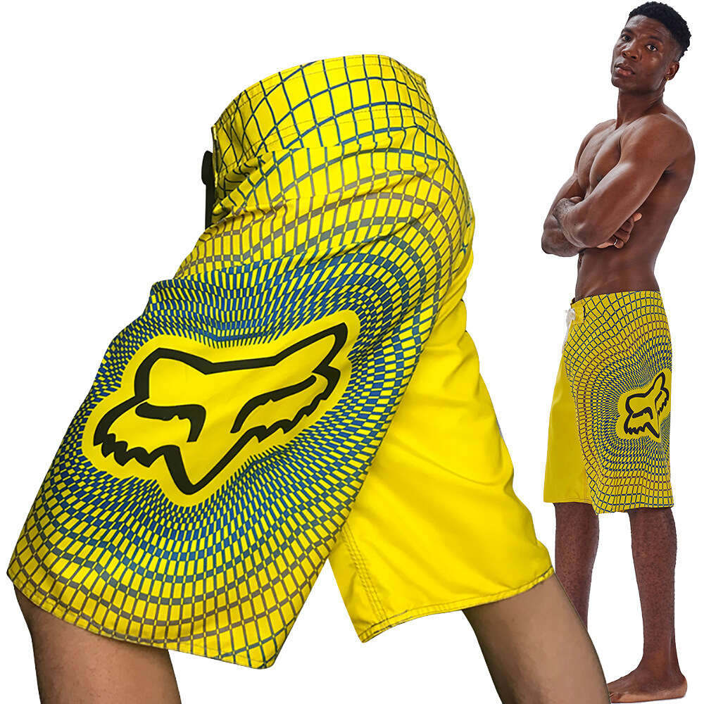 Summer Tourism and Leisure Quick Drying Beach Pants Sports Five Point Surfing Flower Shorts Men's M520 32 ddmymarket