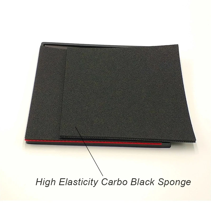 LOKI T3 Astringent rubber ITTF Approved Carbo Sponge Table Tennis Rubber Pips-in Hard Non-sticky Pingpong Rubber for Fast Attack