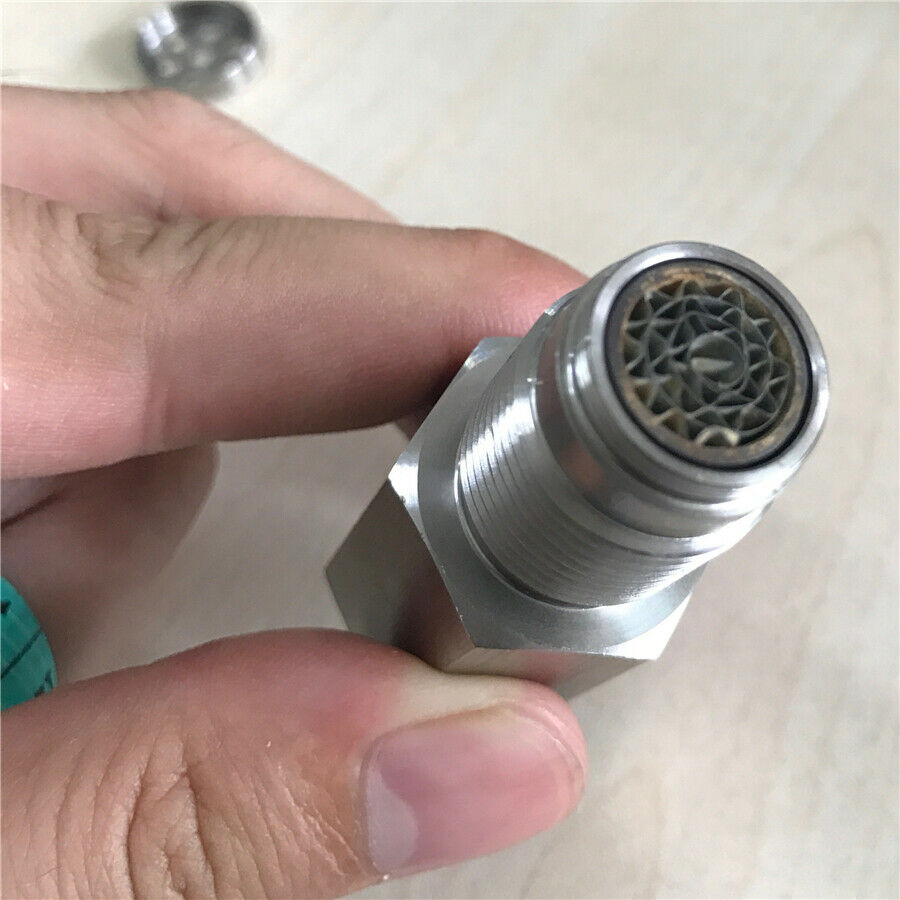Engine Light O2 Oxygen Sensor Spacer Adapter Bung Catalytic Converter Fix Check M18X1.5 58mm + mini cat