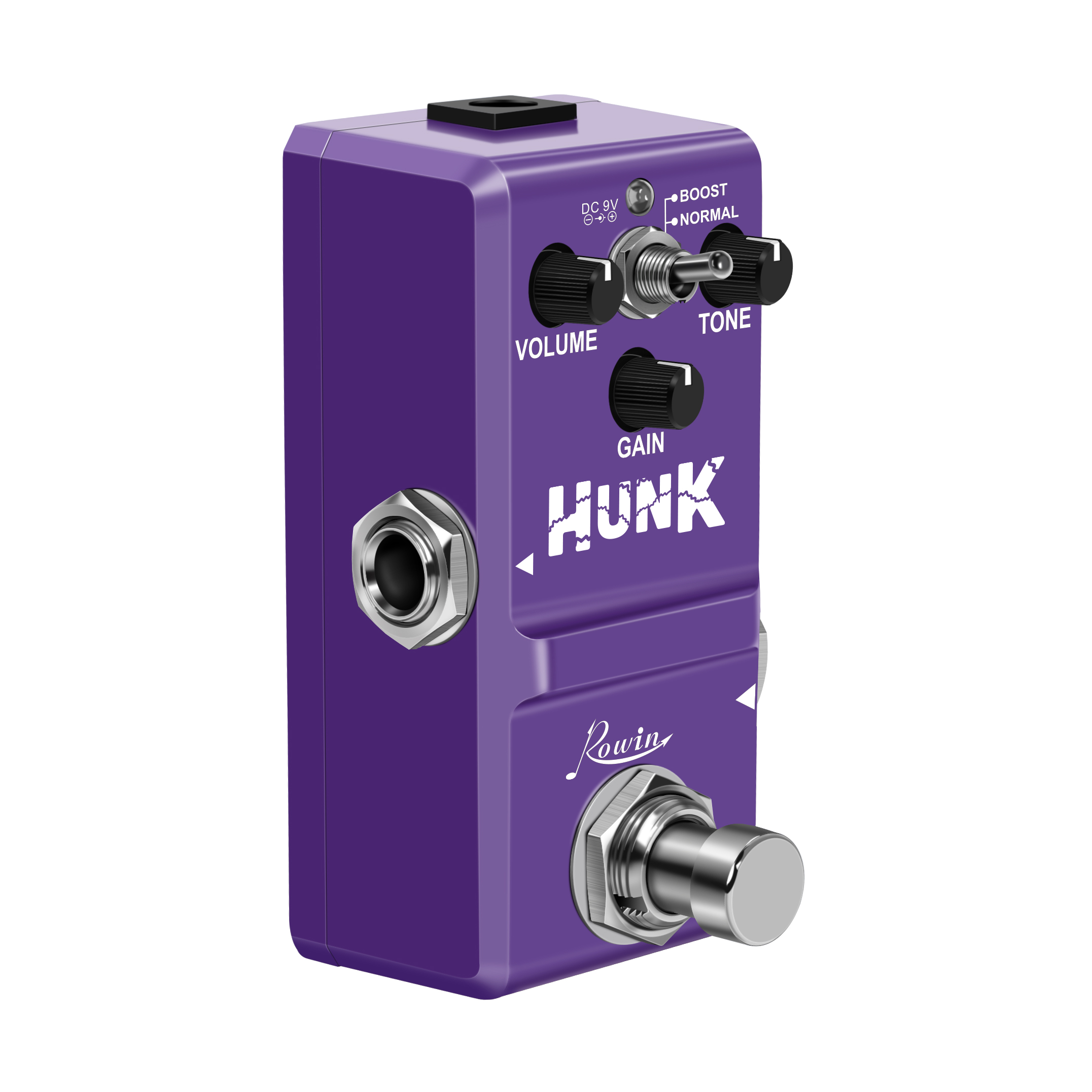 Rowin LN-301B Guitar Pedal Mini Size Classic British Style HUNK Effect Pedal