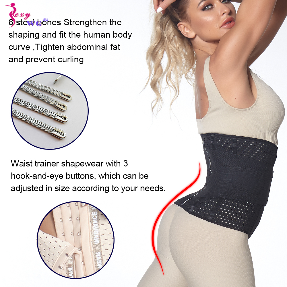 SEXYWG Waist Trainer for Women Weight Loss Belly Belt Waist Cincher Slimming Band Girdles Corset Fat Burner Body Shaper Workout