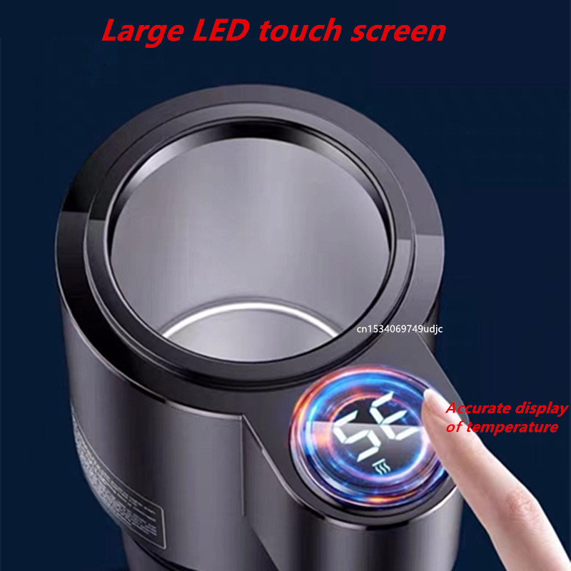 Upgraded Car Heating Cooling Cup 2-in-1 Car Office Home Driving Cup Warmer Cooler Smart Mug Holder Tumbler Car Accessories