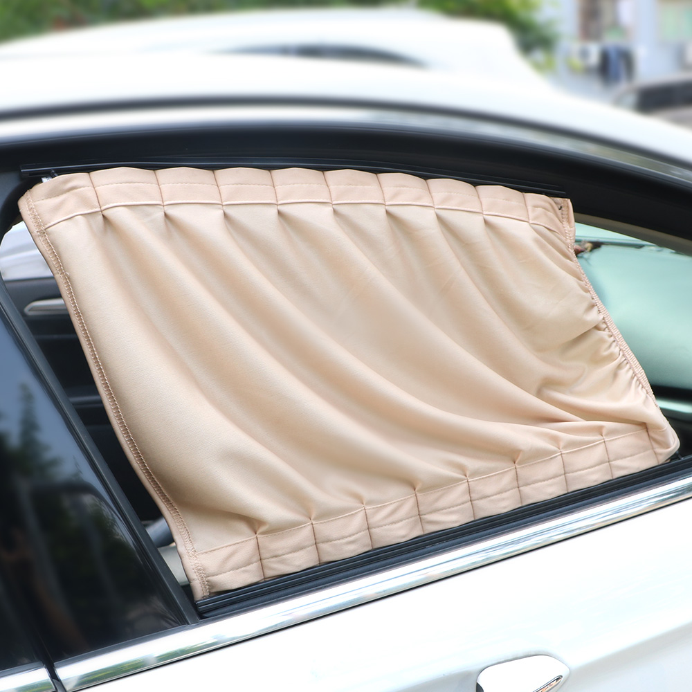 Car Curtain Car-styling Aluminum Alloy Car Side Window Sunshade Curtains 2pcs/Set Auto Windows Curtain Sun Visor Blinds Cover