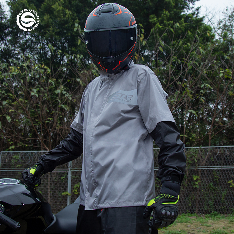 Chubasquero 3 en 1 para motocicleta, pantalones, cubierta de zapatos, chaquetas de lluvia impermeables para motocicleta, protector de cuerpo completo,