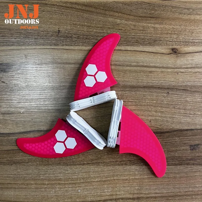 JNJ FCS II Pink 2025 new Surfboard Fins Mf Medium G5 Large G7 Thruster Made Of Fiberglass And Honeycomb