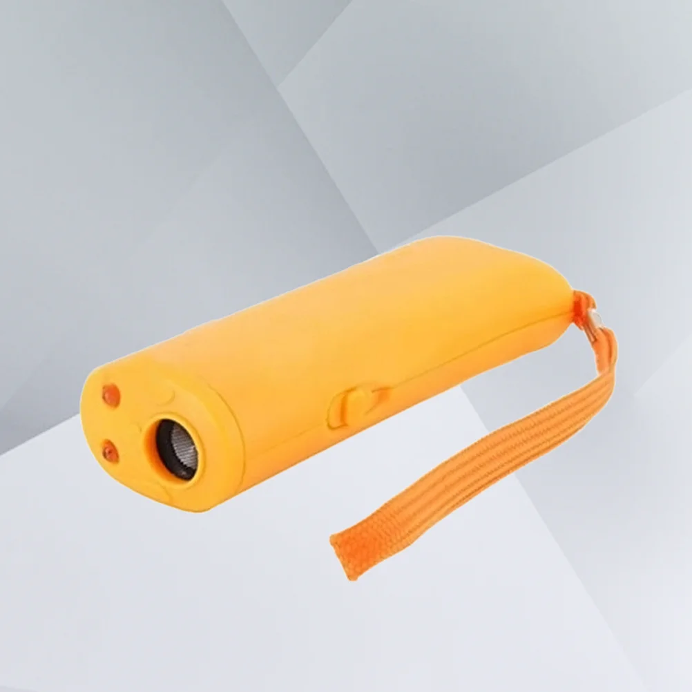 Electronic Ultrasonic Repeller Dog Ultrasonic Bark Control Anti Bark Dog Obedience Training Device With LED Light Flashlight smile