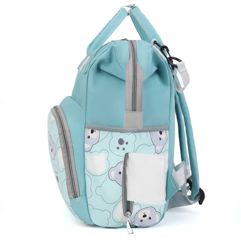 Baby Diaper Bag Waterproof Backpack Animal Prints Bear Mummy Maternity Backpack Nappy Changing Baby Nursing Bags for Mom