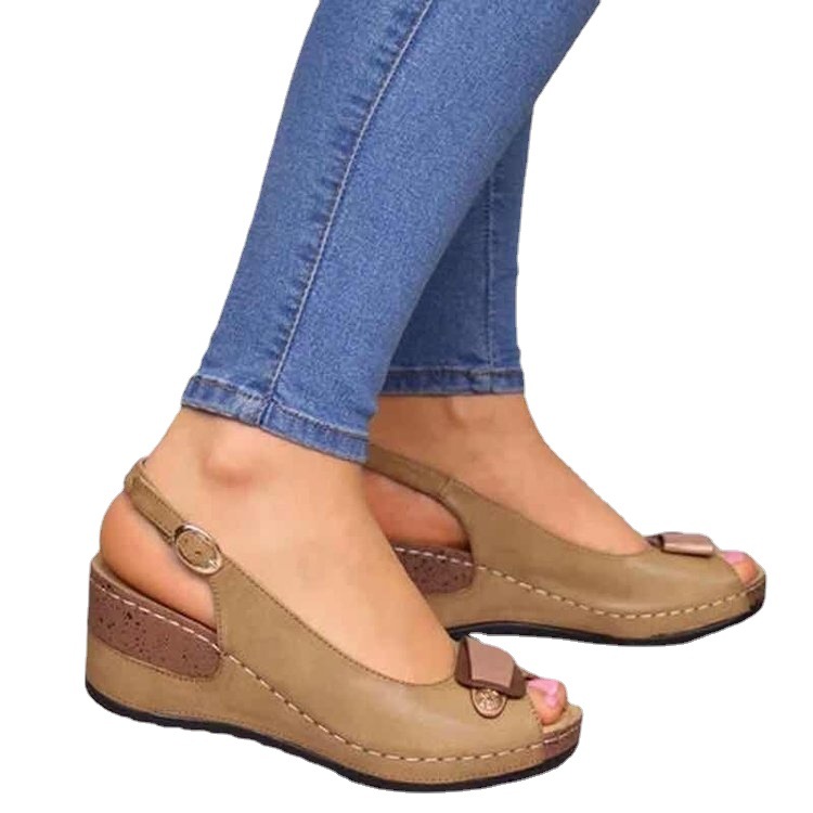 2025 new Woman Retro Wedges Summer Wedge Sandals Female Casual Sewing Women Shoes Comfortable Ladies Sandalias vbn688 bb60