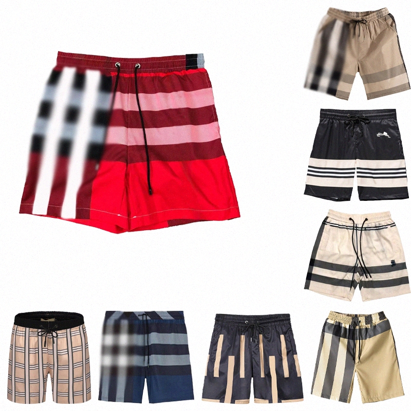 designer mens shorts swim shorts luxury brand classic striped and checkered shorts M-3XL 20w3#