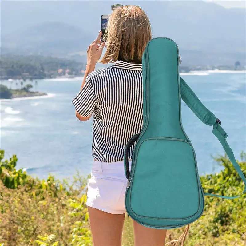 Ukulele Case Gig Uke 27 Instrument Cover Soprano Standard Backpack Inch Gigbag Pouch Storage Musical Ukelele Guitar Concert