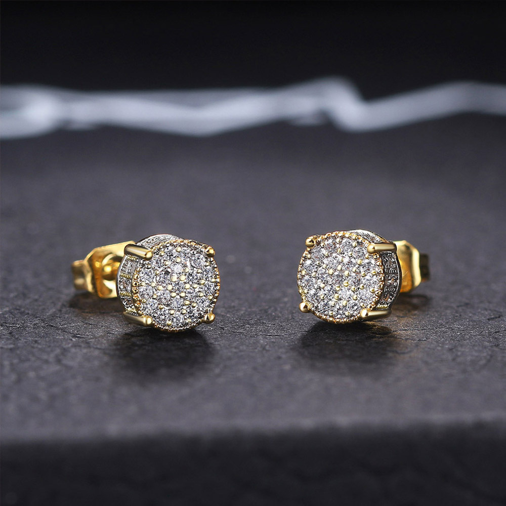 Designer's Choice: Durable Gold-Fill Studs with Variety of CZ Diamond Looks Ideal Accessory for All Genders