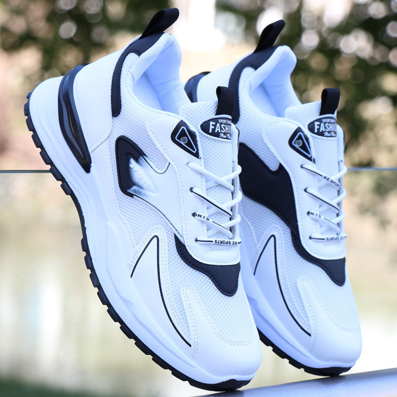 Mens Running Shoes Spring New Breathable Mesh Casual Shoes Trendy Sports Shoes Mens Shoes