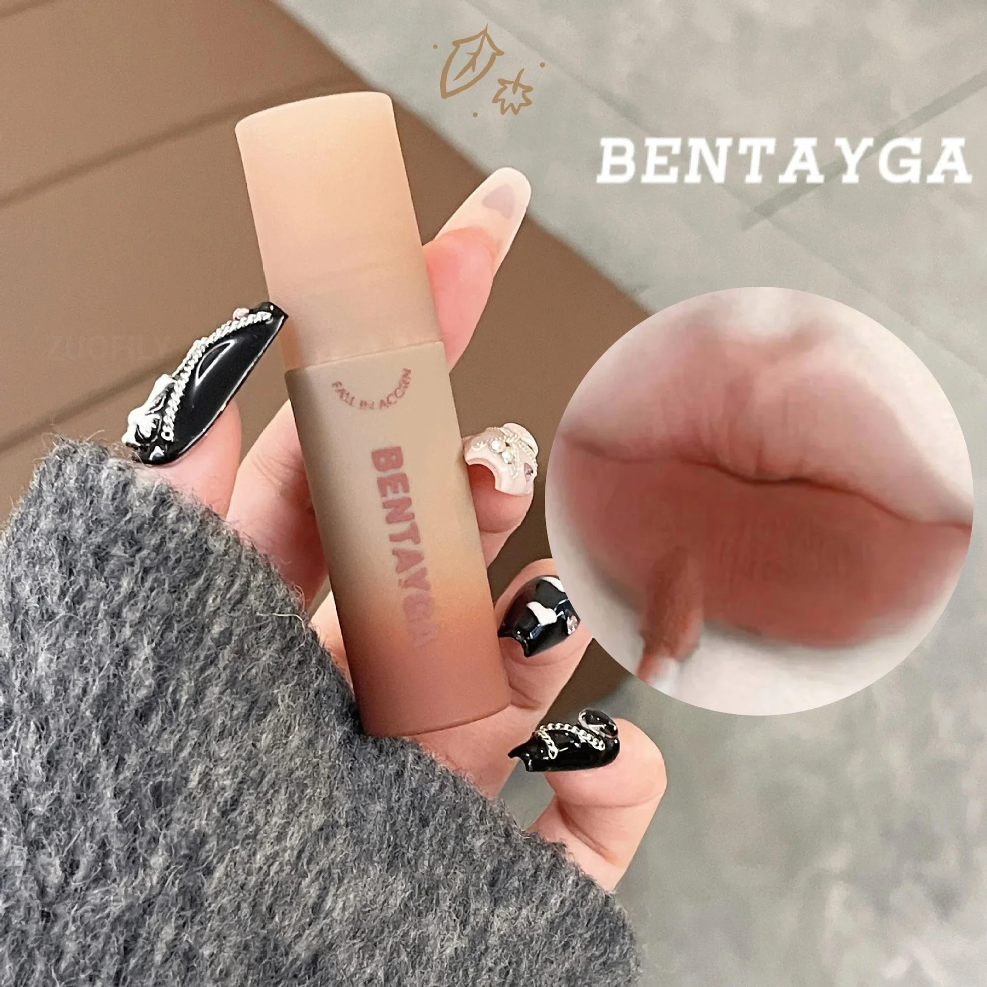 Rose Red Brown Stain Lip Gloss Waterproof 2025 Long-lasting new Easy To Wear Veet Lip Mud Autumn/Winter Ambience Korean Makeup Lip Tint