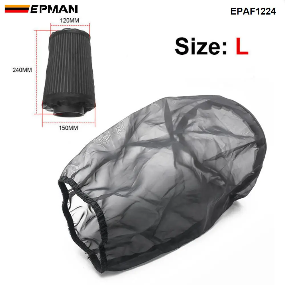EPMAN Universal Water Guard Short Ram Cold Air Intake Pre-Filter Air Filter Cover