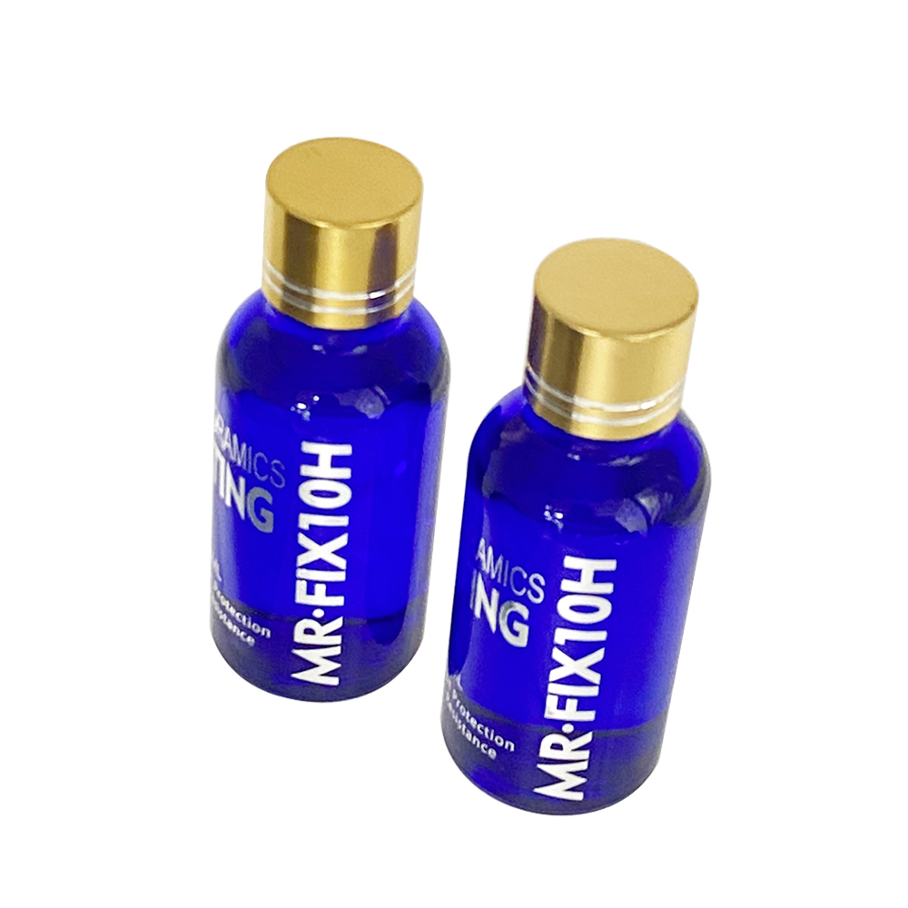2PCS 10H Car Liquid Ceramic Coat Super Hydrophobic Glass Coating Set Polysiloxane and Nano materials Car Polish