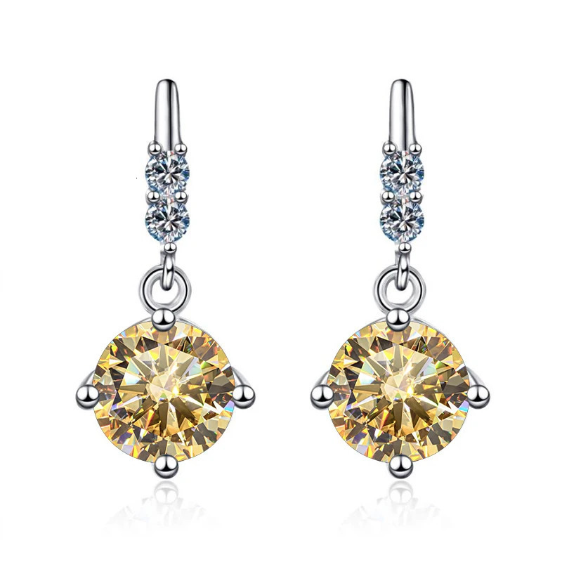 JoiasHome Classic Trendy Drop Earrings S925 Sterling Silver For Female Gift Anniversary Wedding Party 240515