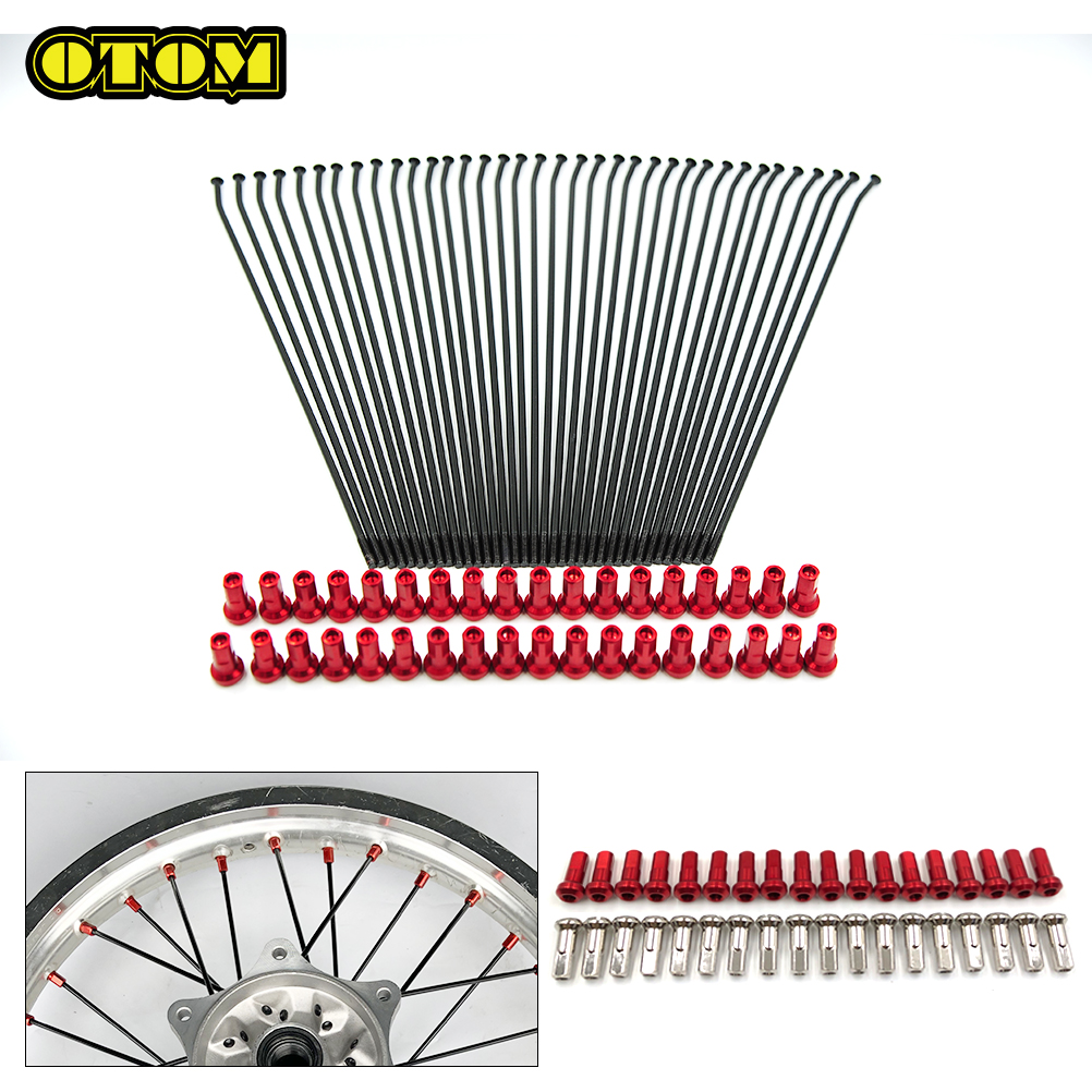 Motorcycle For HONDA 21" Front 18" 19" Rear Wheel Spoke Nipples Kit CRF250X CRF250R CRF450R CRF450X Off-road Dirt Bike Accessory