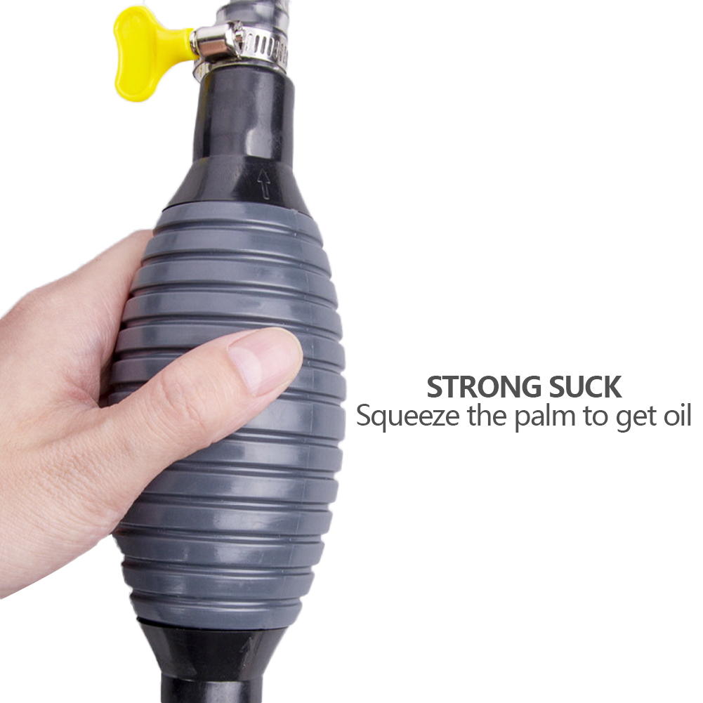 New Update Universal Car Portable Manual Fuel Pump Transfer Hand Primer for Gas Gasoline Manual Oil Pump Self-priming Large Flow