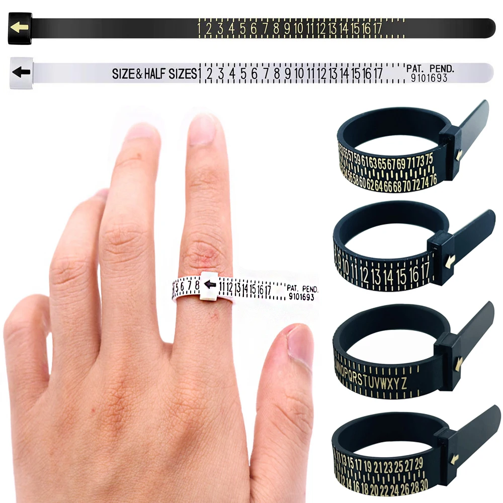 Ring Size Measure UK USA British American European Standard Measurement Tools For Jewelry Tools Measuring Finger Size
