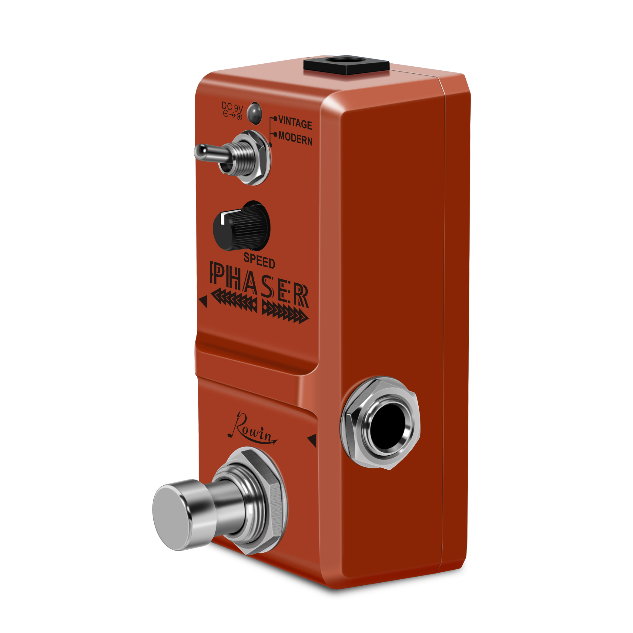 Rowin Pedal LN-313 Phaser Mini Guitar Effect Pedal Ture Bypass With Smaller Size To Save More Room