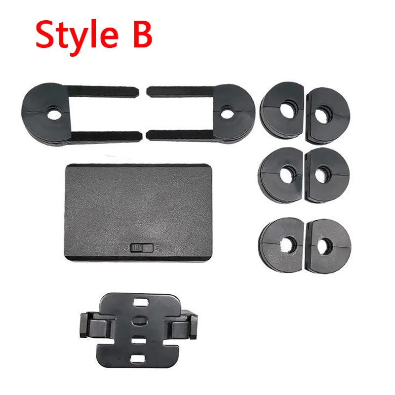 Car Headrest Monitor DIY Mounting Bracket ABS Material Automobile Rear Seat Monitor Mount Holder Stand Tool Style A or B