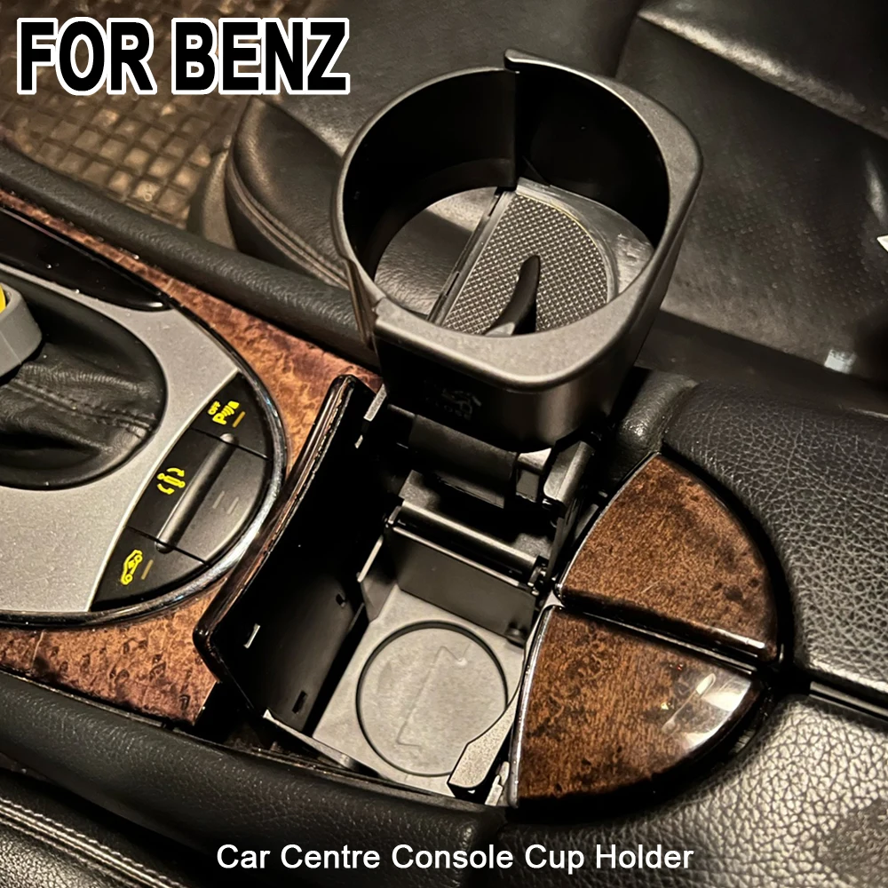 Car Water Cup Holder Center Console Mount Cup Bottle Holder for Mercedes Benz W211 E-Class 2003-2008 Car Accessory 2116800014