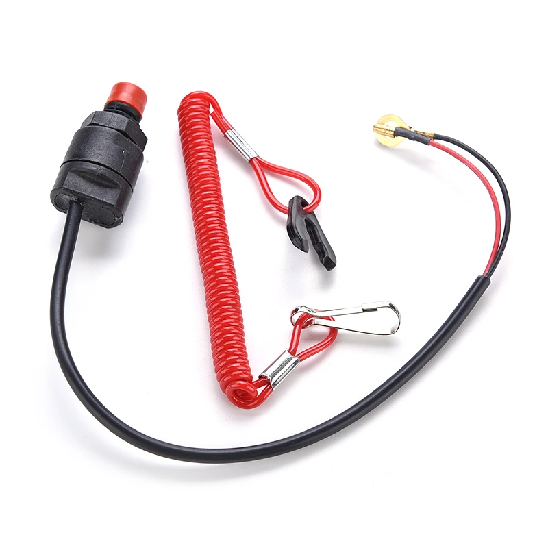 Outboard Engine Motor Scooter ATV Kill Stop Switch Safety Tether Cord Lanyard High Quality And Brand New On Sales Now