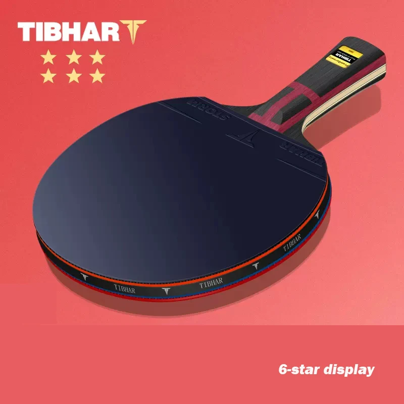 TIBHAR New Designed Professional Table Tennis Racket Ping Pong Paddle High Quality Pingpong Bat 6/7/8/9 Stars With Bag