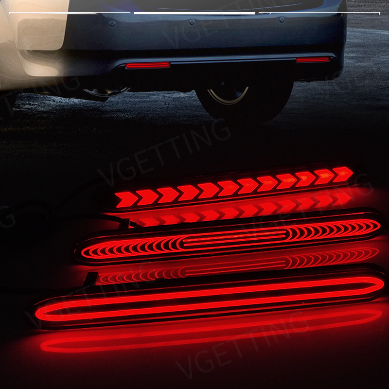LED Rear Bumper Reflector For Honda Accord CR-V Acura TSX Element Turn Signal Warning Lights Car Parts Fog Brake Lamp