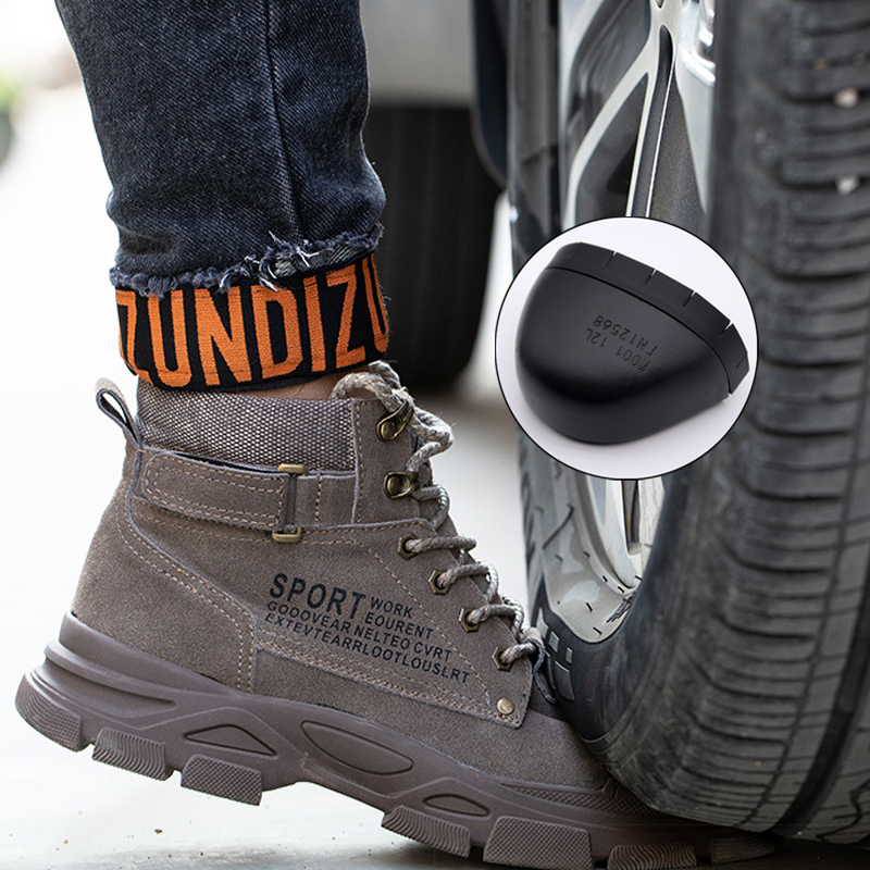 Quality High Men & Indestructible Footwear Mens New Safety Puncture-Proof Work Boots Protective Shoes da63 s