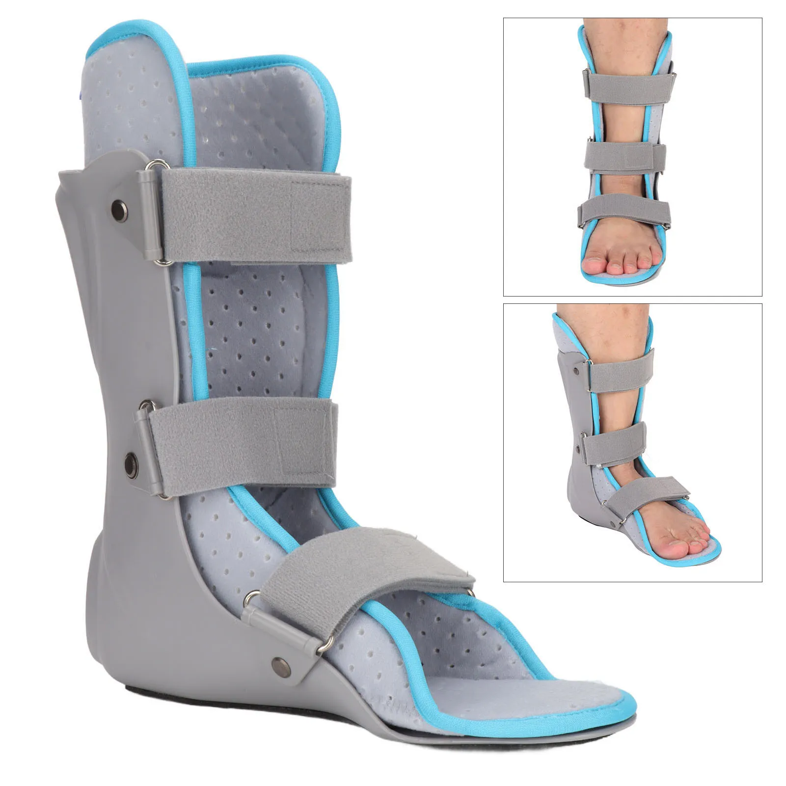Ankle Foot Fracture Support Brace Sprain Protector Adjustable Foot Drop Corrector Stabilizer Orthopedic Ankle Boot Fixing Splint