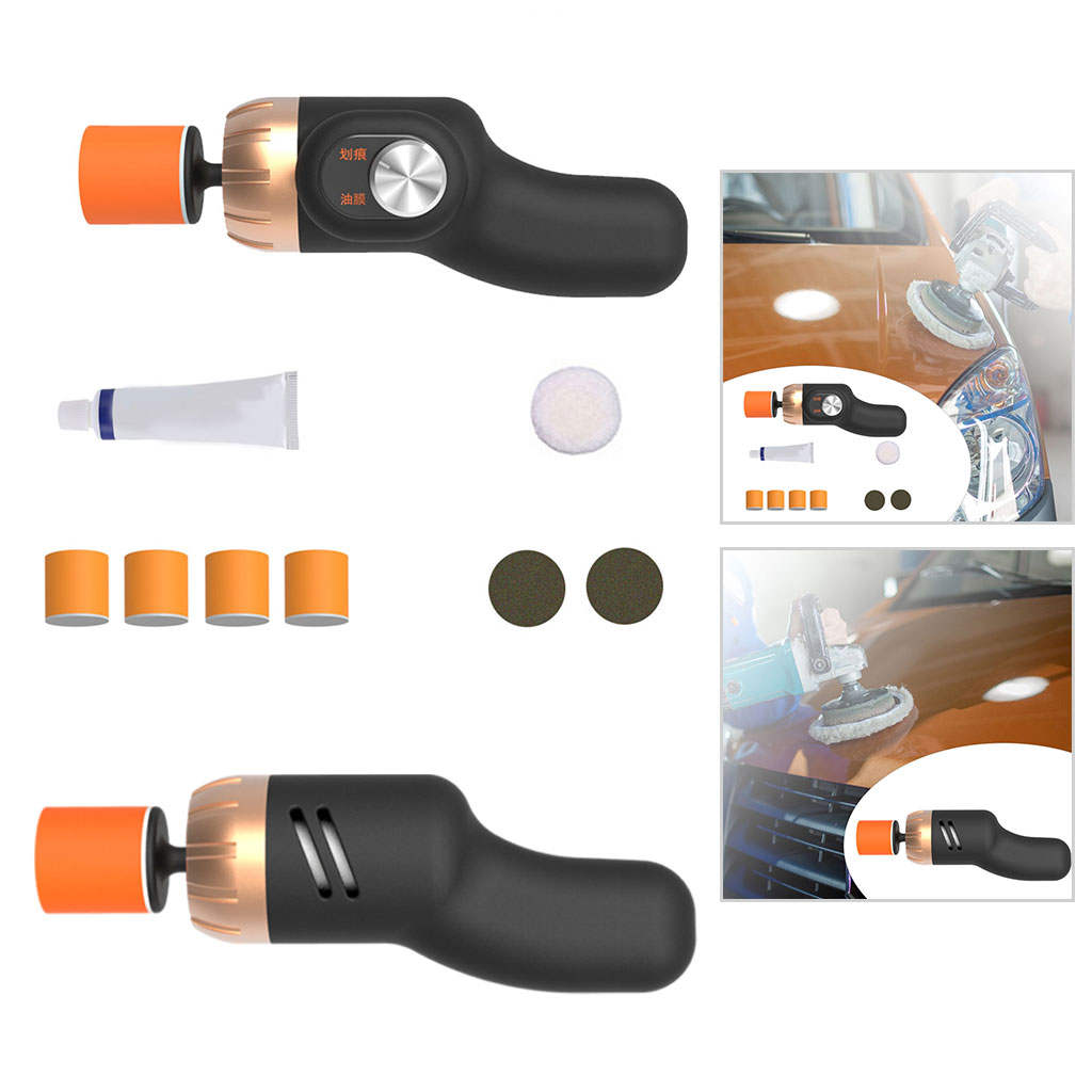Handheld Mini Polishing Machine Scratch Remover Tools Wool Pads Automobile Polishing Machine Maintenance Tools Mini Car Polisher
