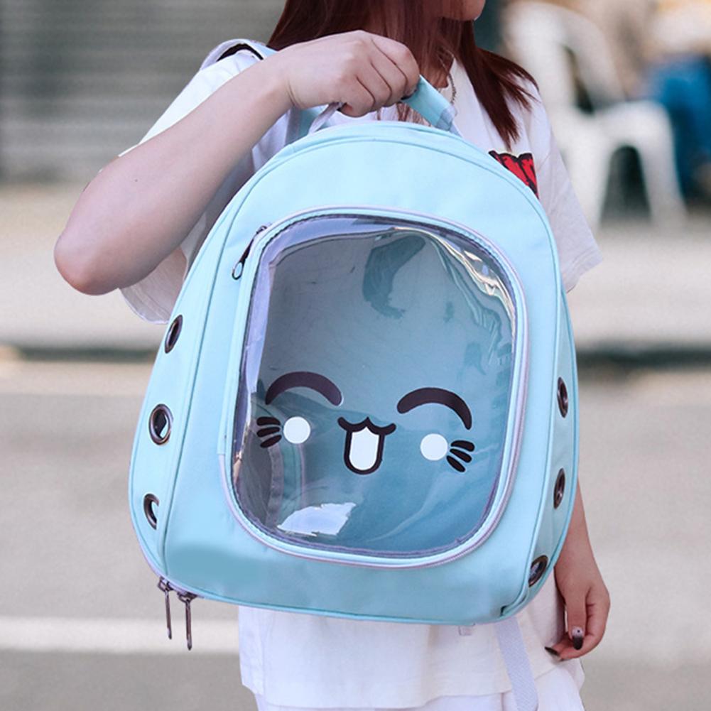 Pet Backpack Lovely Pet Cat Travel Carrier Backpack 12 Ventilation Holes Cat Bag