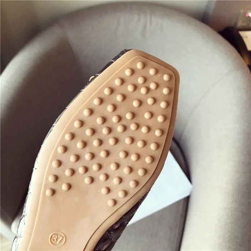 SLTNX Autumn High-end New Bow balck Matte Ballet Flat Shoes Women's Shoes Square Toe Comfortable Flat Shoes for Pregnant Women