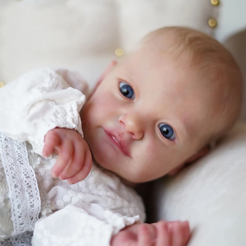 DIY 23inch Reborn Kit Tobiah Original Size Doll with COA Reborn Doll Kit Lifesize Baby Unfinished Doll Parts