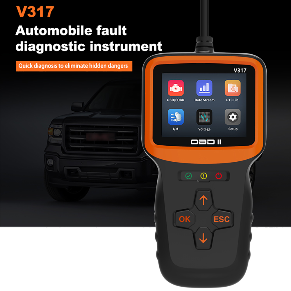V317 new Color Screen OBD2 Diagnostic Tools Car Scanner hine 2025 Professional Tool Analyzer Automotive Code Reader Check Engine Fault