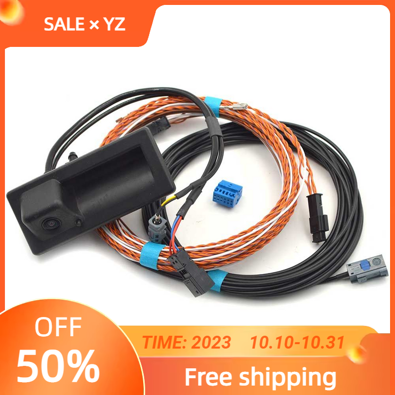 Original 5NA 827 566 D 5NA827566D Rear View Camera Trunk handle Water spray Guidance Line WASH For VW MQB Atlas Tiguan mk2