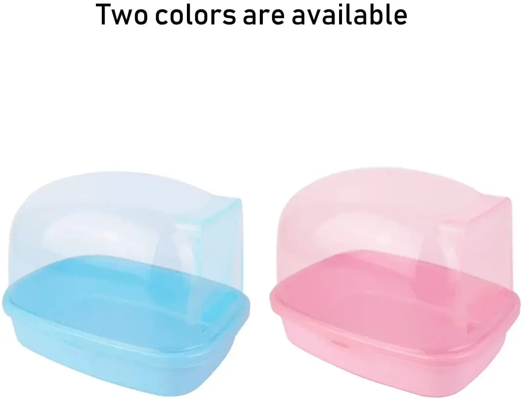 Chinchilla Dry Bath Hedgehog Sand Room Sauna Toilet Shower Room Small Animal Bath House Degus Squirrel Dust Bath Pets Bathroom