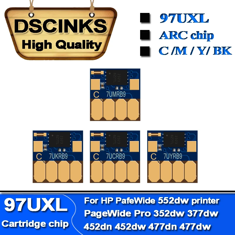Newest ARC Chip For HP 972 973 974 975 972X 973X 974X 975X CISS For PageWide Pro 352dw 377dw 452dn 452dw 477dn 477dw 552dw print