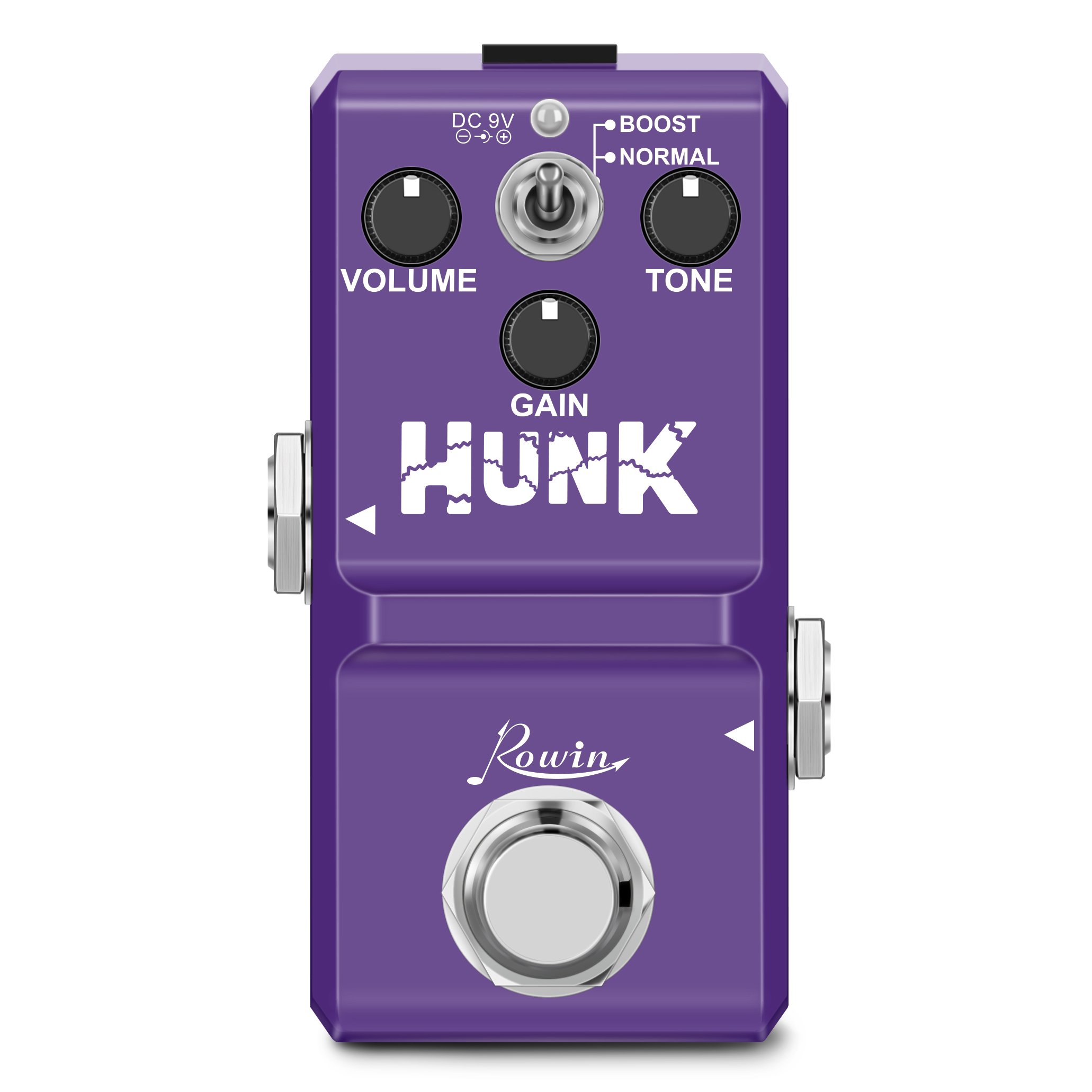 Rowin LN-301B Guitar Pedal Mini Size Classic British Style HUNK Effect Pedal